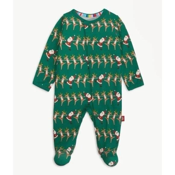Magnetic Me Modal Christmas Footie Sz Newborn Months NWT - Picture 1 of 13